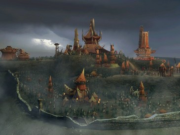 Замок Орков из 2-ого аддона к Heroes of Might and Magic V: Повелители Орды.