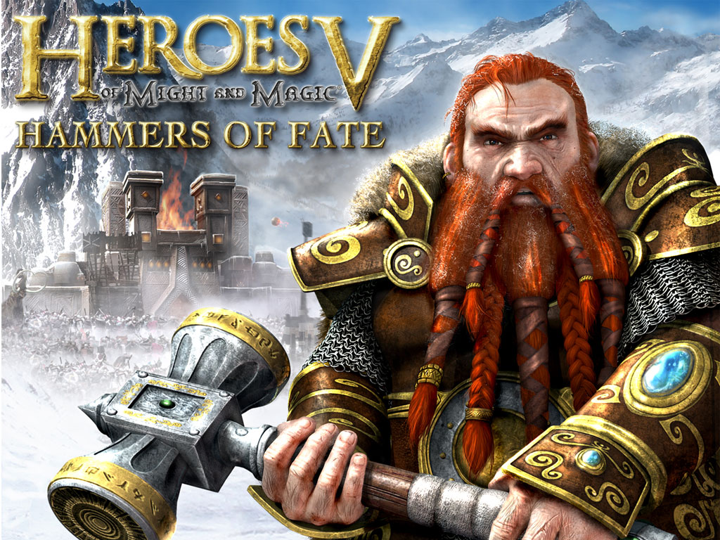 Wallpapers - оби для рабочего стола. Посвящено 1-ому аддону к Heroes of might and magic 5: Владыки с севера (Hammers of Fate). 
 Скачать для 1280х1024  
 Скачать для 1600x1200 
 
 Перейти в раздел посвященный Гномам - FORTRESS
