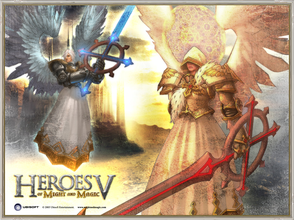 Архангелы из Heroes 5 для рабочего стола